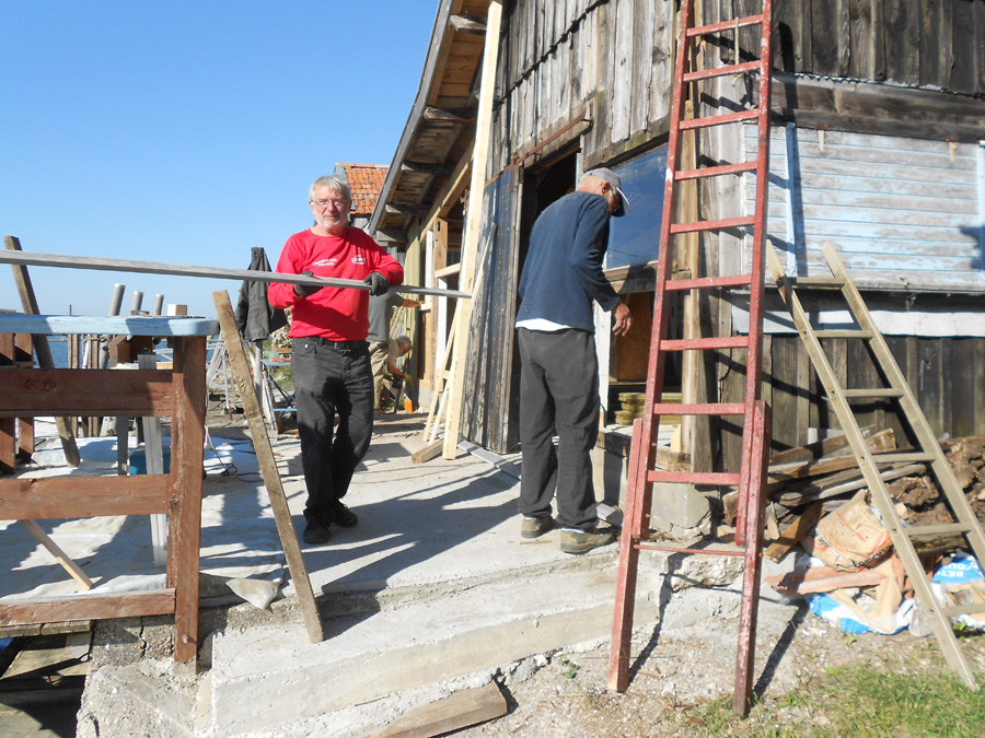 Réfection bardage mur ouest octobre 2018 photo b