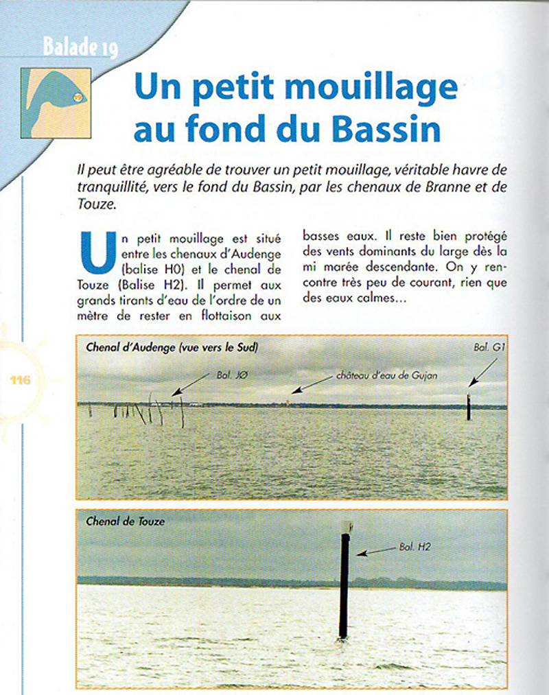 Carte du mouillage — page 1